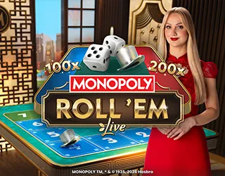 MONOPOLY Roll em - MEGABET808