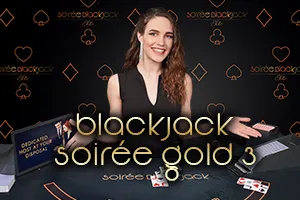 Blackjack Soirée Gold 3 - MEGABET808
